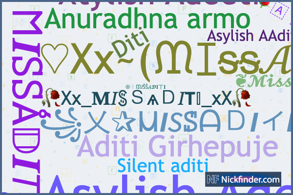 Nicknames for Missanita: Mΐss☆Ａｎｉｔａ࿐, ᴹɪˢˢ༒anita亗࿐, ✰Mi