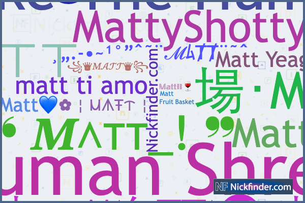 My name is matt