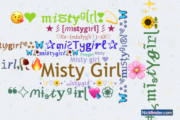 NICKNAMES Aesthetic para meninos e meninas - Hey Misty 