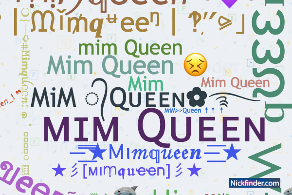 Nicknames for Myqueen: 🔐💖My qůëęñ💖🔐, ꧁༒♛myQueen ♛༒꧂,  ᴹʸQᥙᥱ֟፝ᥱnﮩ٨ـﮩﮩ٨ـ🌱, ｡☆👑Mʏ Qᴜᴇᴇɴ👑, 👑Mʏ Qᴜᴇᴇɴ❤️💍