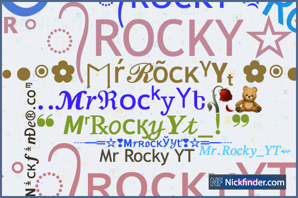 低価格で大人気の Mr MrRockyYt: for Nicknames RÔÇKY ᴹᴿ ᴹᴿ°᭄ROCKY☆YT, YT, ヘアアクセサリー