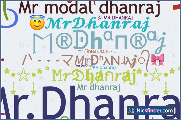 Nicknames for Dhanaji: 【𝕯𝖍𝖆𝖓𝖆𝖏𝖎】, Dhanraj, Dhanu, Dhanaji rav, Dhanoo