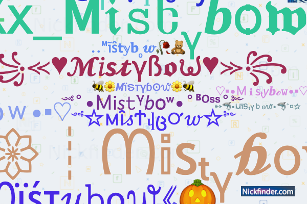 NICKNAMES/USERNAMES Para Meninas e Meninos - Hey Misty 