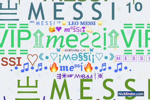 Apodos Para Messi ꧁ঔৣ☬ Messi ☬ঔৣ꧂ 亗 M E S S I 亗 M E S S I ¹⁰ 🌟 𝐋𝐄𝐎 𝐌𝐄𝐒𝐒𝐈 🌟 Ꮇᴇꜱꜱɪ 9299