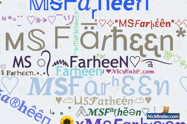 Farheen Name Wallpaper - Colaboratory