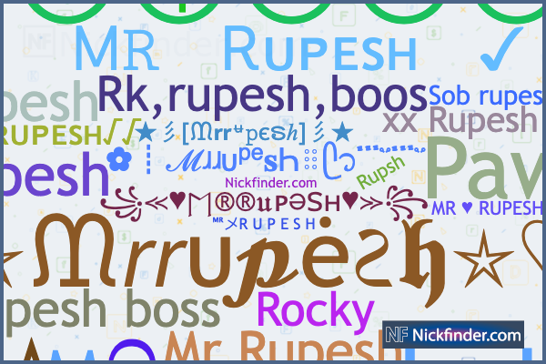 Name Art Images • Rupesh shivalkar (@rupesh7204) on ShareChat