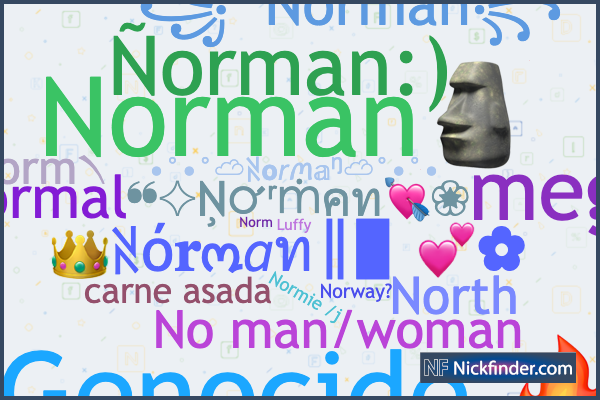 Normanのニックネームとスタイリッシュな名前 - Nickfinder.com