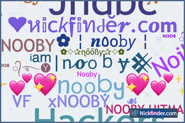 Nicknames for Boob: 彡B๏๏乃彡, ⨀⨀, Noob Is Me, Boobraemon, Boob killer