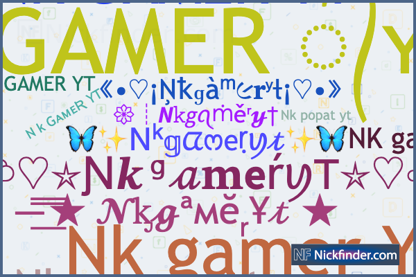 Nicknames for FreeGamer: ﾂFreeǤⱥϻerﾂ, 🇮🇳 free 🔥 Gamer, ❌__ROड़__⚠️, FREE  GAMER, ꧁༺free gamer༻꧂