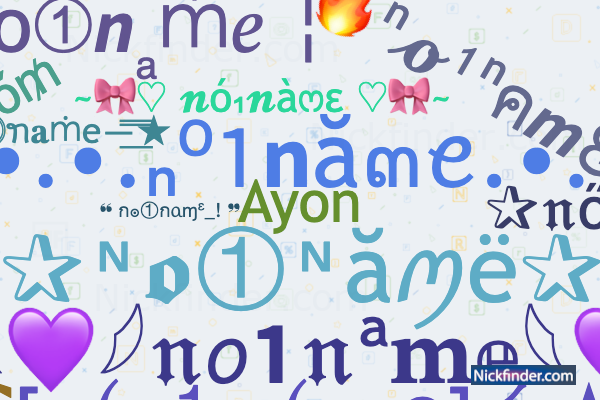 Nicknames for NoName: , , , 