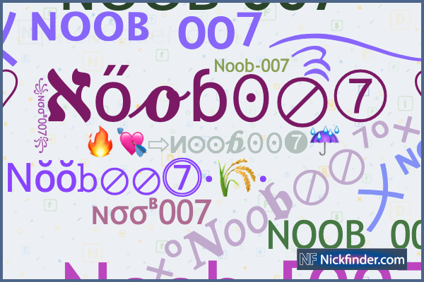Nicknames for Boob: 彡B๏๏乃彡, ⨀⨀, Noob Is Me, Boobraemon, Boob killer