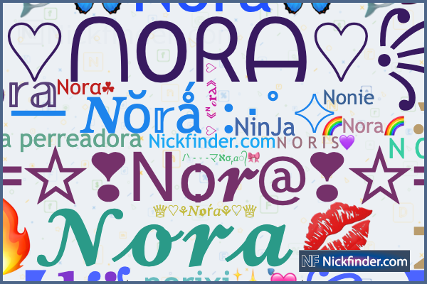 nicknames-for-nora-nory-nori