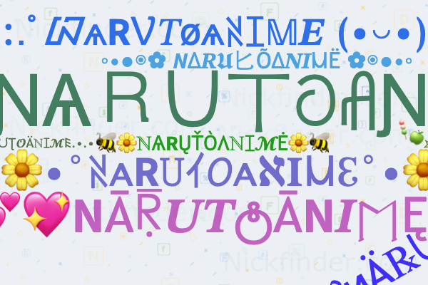 Nicknames for Animefan: ☆彡[anime fan]彡☆, ✨Weeb_for_ever✨, Demon slayer,  Naruto, ₳ℕιᗰ€ ᚪαη