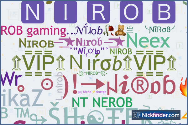 Nicknames For Nirob ꧁༒☬niͥℝoͣbͫ 多☬༒꧂ ᴮᴰ⁷¹〆nirob乛 Ñ I R O B ツ ᴾᴿᴼ