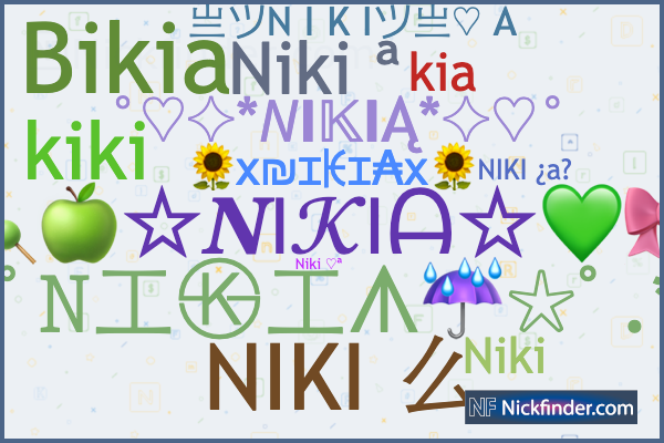 Nicknames for Niks: ༺꧁ ❈ Nik's ❈ ꧂ ༻, ☆彡ɴɪᴋⓢ彡☆, : )ㅤᎷ