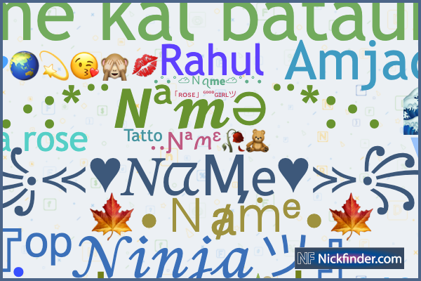 Nicknames for Name: ꧁Name꧂ᴮᴼˢˢ࿐, 亗𝙱𝙻𝙰𝙲𝙺☆𝙻𝙸𝚂𝚃𝙴𝙳