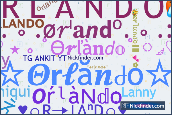 Apodos y nombres elegantes para Orlando - Nickfinder.com