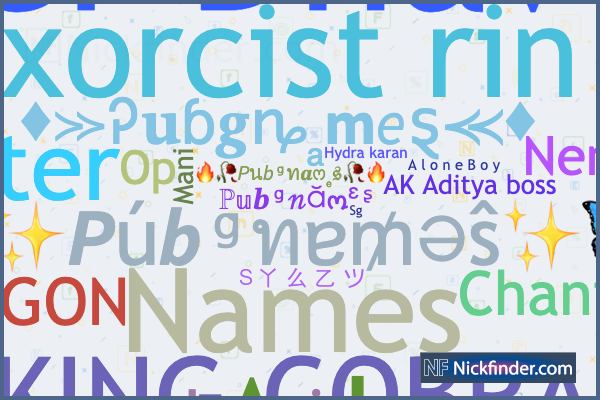 Nicknames for Gaming: ꧁༒☬Gaming☬༒꧂, ꧁⁣༒𓆩₦ł₦ℑ₳𓆪༒꧂, ꧁༒☬Shadow☬༒꧂, Pubg,  𝕷𝖊𝖌𝖊𝖓𝖉