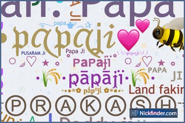 Nicknames for Papi: ᴘ ᴀ ᴘ ɪシ, P A P Iㅤ亗ㅤ, ™𝓅𝒶𝓅𝒾♛ ࿇༲࿆༫࿆