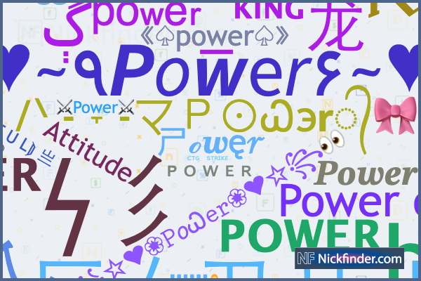 nicknames-for-power-power-over-power