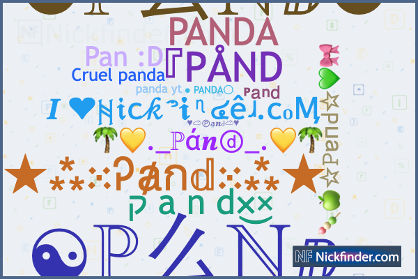 Hey Pandas, What Are Your Favorite Nicknames? (Closed)