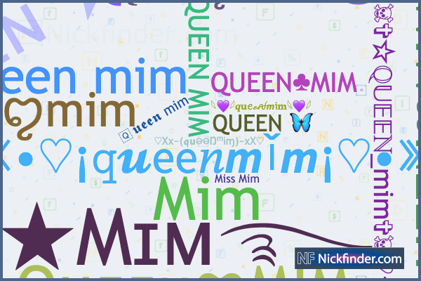 Nicknames for Myqueen: 🔐💖My qůëęñ💖🔐, ꧁༒♛myQueen ♛༒꧂,  ᴹʸQᥙᥱ֟፝ᥱnﮩ٨ـﮩﮩ٨ـ🌱, ｡☆👑Mʏ Qᴜᴇᴇɴ👑, 👑Mʏ Qᴜᴇᴇɴ❤️💍