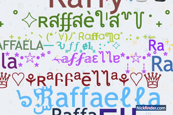 Rafaella nickname deals