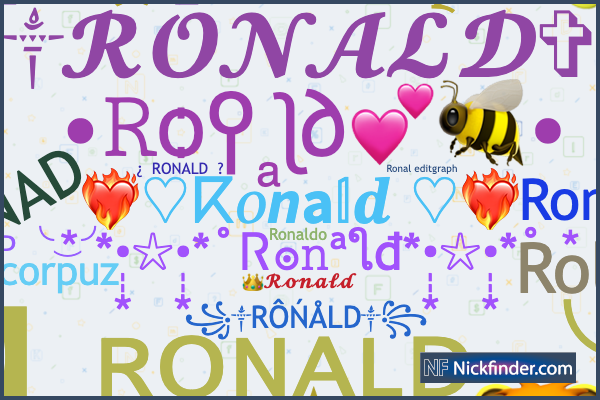 nicknames-for-ronald-ronald