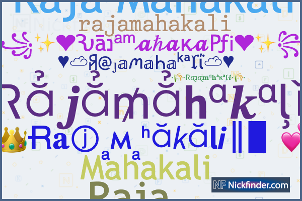 Nicknames for Jaymahakali: Jay mahakali 🙏, Ꭻᴀʏ ᴍᴀʜᴀᴋᴀʟɪ, ᴊᴀʏ ᴍᴀʜᴀᴋᴀʟɪ,  Mahakali, JAY 🙏 MAHAKALI
