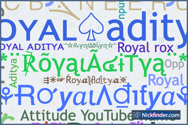 送料無料 通販 ファッション Nicknames for RoyalAditya: Ꮢᴏʏᴀʟ♤aditya, Ꮢᴏʏᴀʟメ バッグ