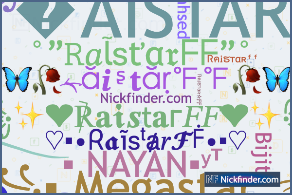 nicknames-for-raistarff-s