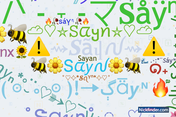 How To Say Sayan 