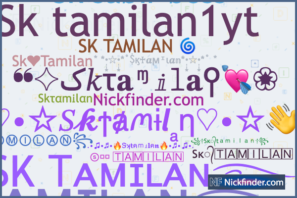 Free fire outlet nickname tamil