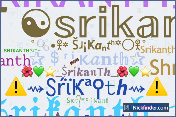 91 Srikanthk Name Signature Style Ideas  Professional Digital Signature