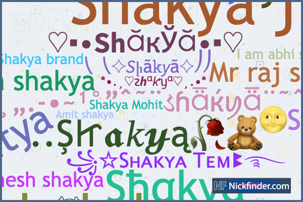 nickfinder nicknames shakya