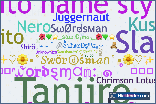 nicknames-for-swordsman-kirito-nero-chrimson-lotus-krito-name-style