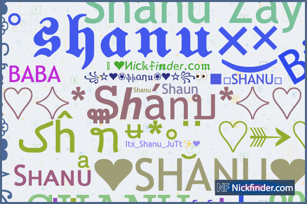 Nicknames for Shanu: ꧁⁣༒𓆩$HANU𓆪༒꧂, ꧁⁣༒SHANU༒꧂,, ༒︎꧁ʳˢ𝖘𝖍𝖆𝖓𝖚ᵇᵒˢˢ꧂༒︎ ...