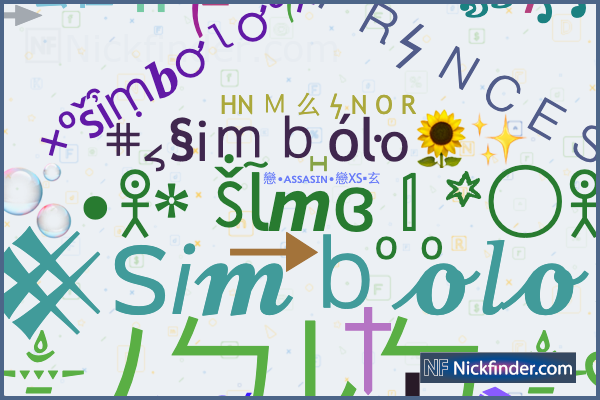 Simbolos Para Nick シ FF