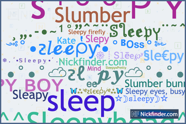 nicknames-for-sleepy-s