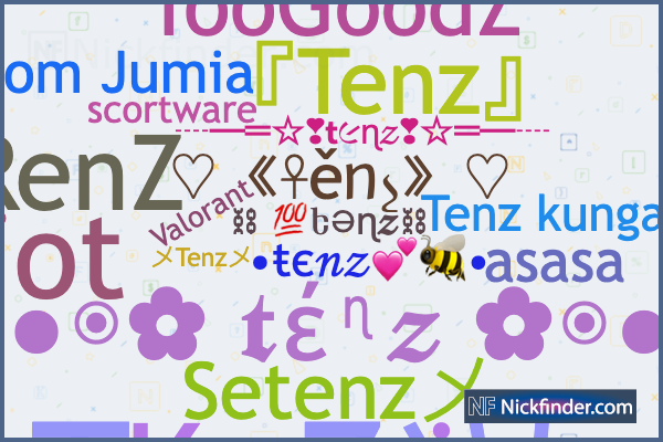 Nicknames for Tenz: TenZツ, Valorant, Kenzie, メTenzメ, Riot