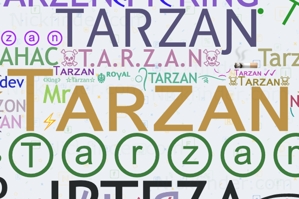Nicknames for Tarzan: ☆Ꭲᴀʀᴢᴀɴ☆, ☬ᴿᴼᵞᴬᴸ ᭄TARZAN