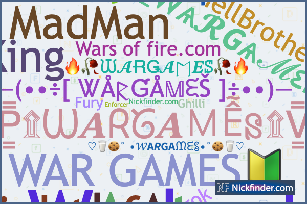 war games names