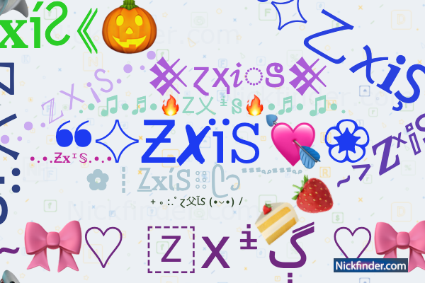 Nicknames for ZXiS: Z X ∘ i ∅ S, Zxi s ¿?, Psycho killer