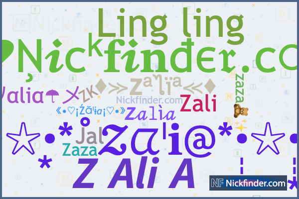 ♡ Nama panggilan untuk Zalia: ✿ z ツαliα☂メ, Zee, zaza