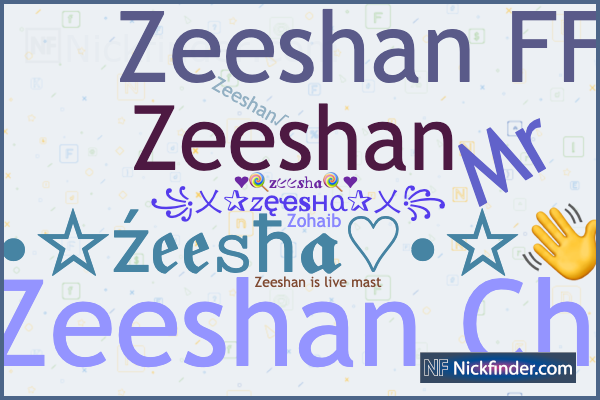 Zeeshan King | Stylish name, Stylish alphabets, Name wallpaper