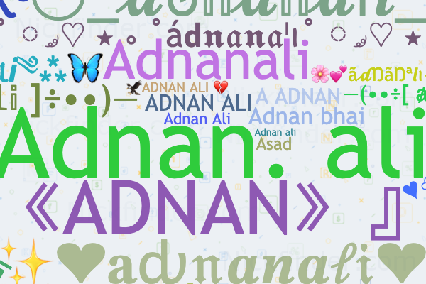 Premium Vector | Adnan name in arabic diwani calligraphy