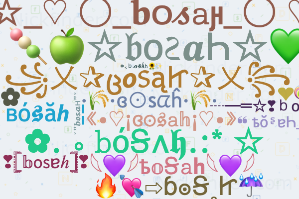 Nicknames and stylish names for Bosah - Nickfinder.com