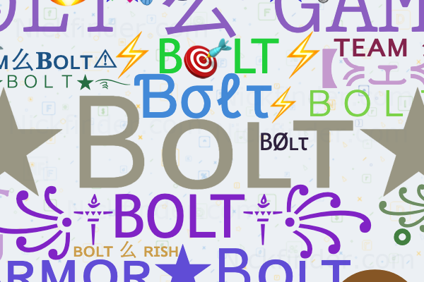 ♡ Nicknames for Bolt: ☆Ᏼᴏʟᴛ☆, BOLT, ꧁⁣༒BOLT༒꧂, Ɓσℓτ