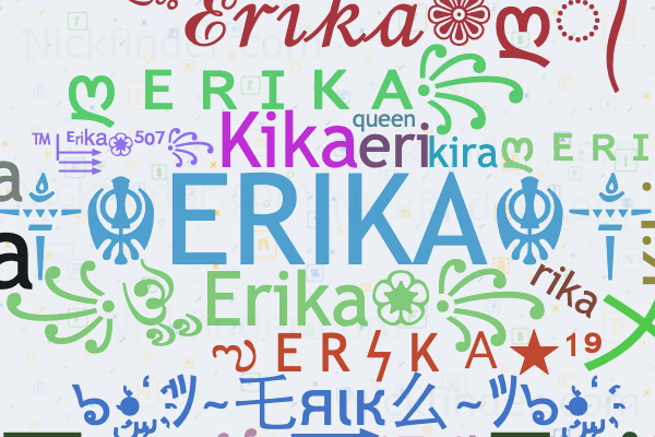 nicknames for erika