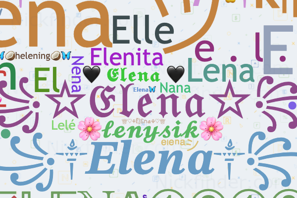 nicknames-for-elena-ele-elenita